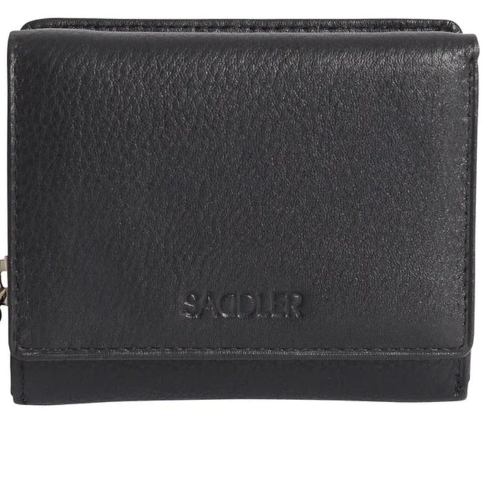 Saddler "Carla" Compact Trifold Leather Wallet Purse - Available in 7 Colours