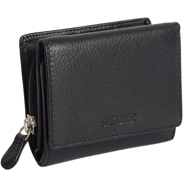 Saddler "Carla" Compact Trifold Leather Wallet Purse - Available in 7 Colours