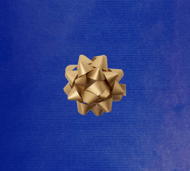 Blue Kraft Wrapping Paper —