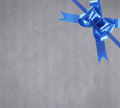 Blue Kraft Wrapping Paper —