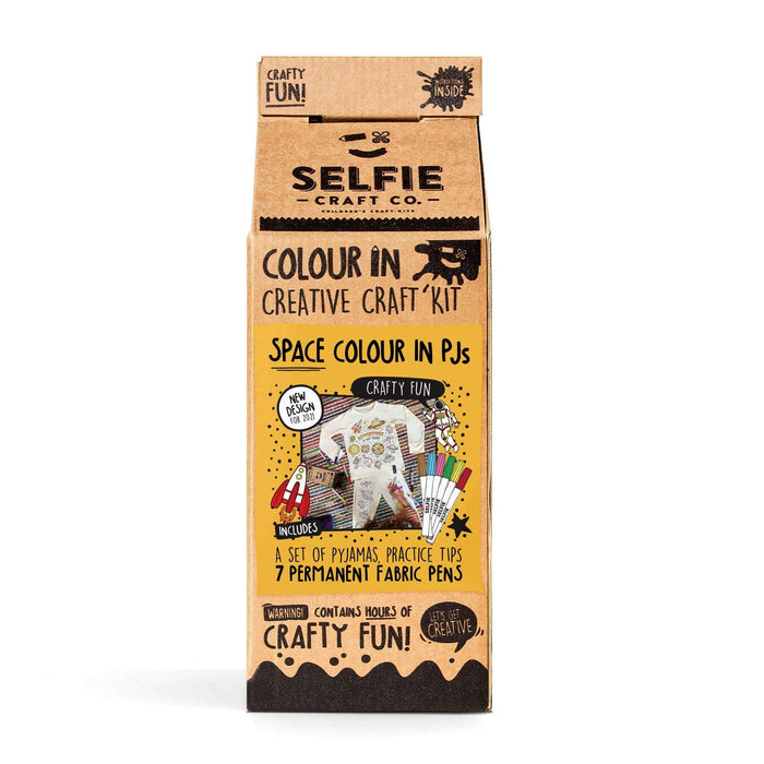 Selfie Craft Co Space Adventure Colour In Pyjamas